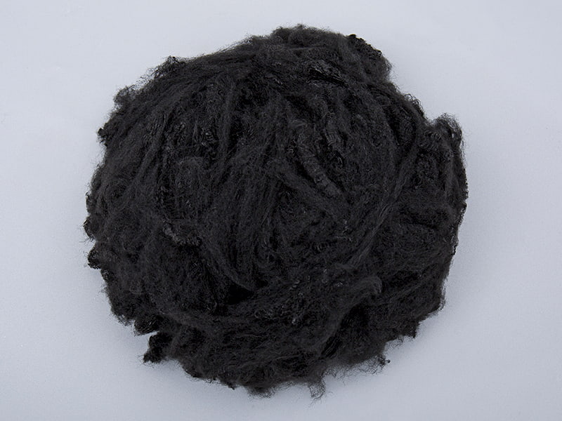 1.5D EMW-04R Svart kjemisk fiber ikke-vevd fiber